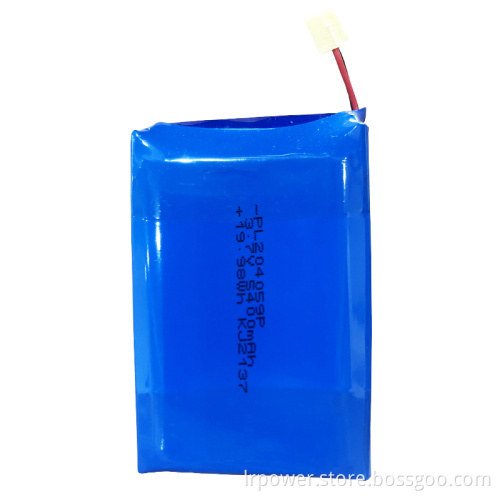 Custom 204059 5400mah 5.4ah 3.7v Lithium Polymer Battery